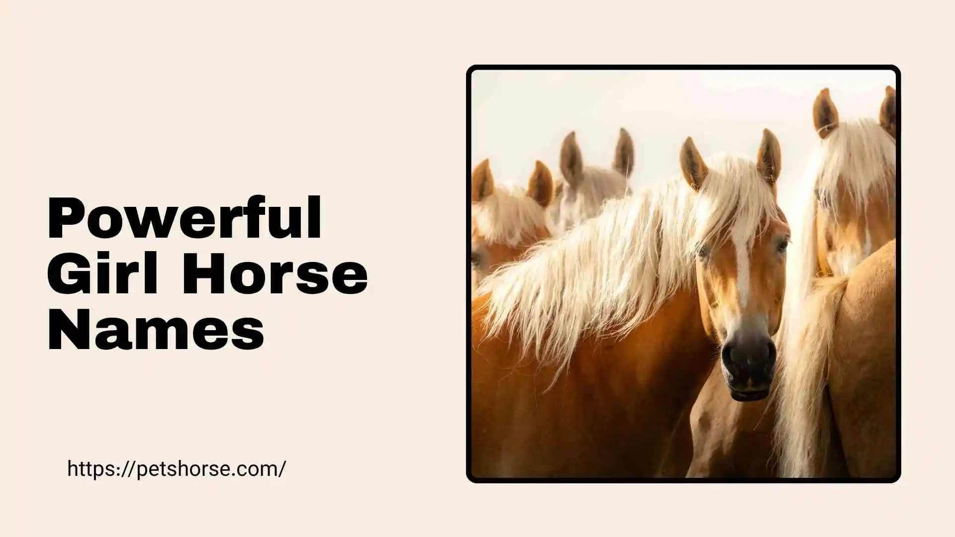 powerful girl horse names